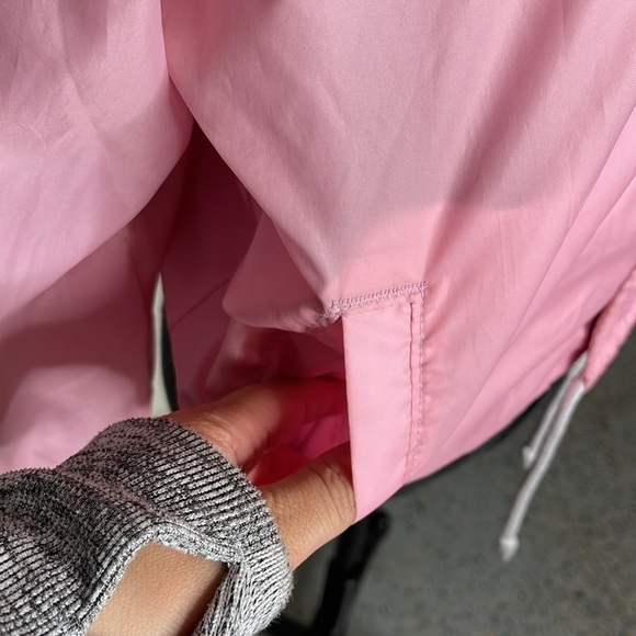 Champion pink crop coaches jacket Size Large - Picture 7 of 8